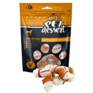 Comanda online Pet's Dessert Knoted Bone & Chicken