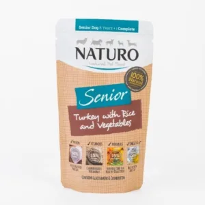 Comanda online Pouch Naturo Senior cu Carne de Curcan