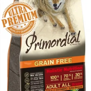 Comanda online Primordial Grain-Free Holistic Dog Adult BuffaloMackerel Super Premium 12kg