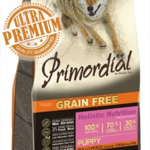 Comanda online Primordial Grain-Free Holistic Dog Puppy ChickenSea Fish Super Premium 12kg