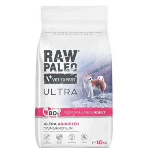 Comanda online RAW PALEO Ultra Pork Medium&Large Adult 10kg hrana caini adulti din rase medii si mari