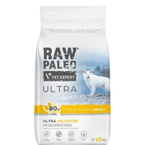 Comanda online RAW PALEO Ultra Turkey Medium&Large Adult 10kg Sac mancare caini talie medie si mare