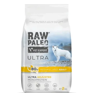 Comanda online RAW PALEO Ultra Turkey Medium&Large Adult 2kg pentru caini adulti rase medii si mari