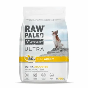 Comanda online RAW PALEO Ultra Turkey Mini Adult 750g pentru caini adulti de rasa mica