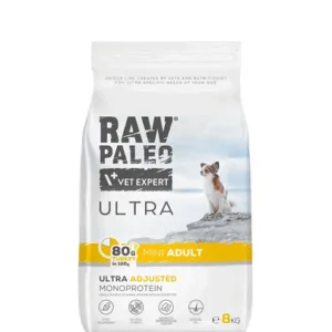 Comanda online RAW PALEO Ultra Turkey Mini Adult 8kg hrana caini rasa mica
