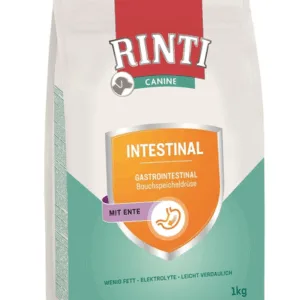 Comanda online RINTI Canine Intestinal Duck cu rata 1 kg hrana veterinara pentru caini