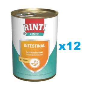 Comanda online RINTI Canine Intestinal chicken 12x400 g pentru caini