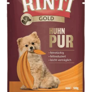 Comanda online RINTI Chicken Pure Mini plic hrana 100 g pentru caini de rase mici