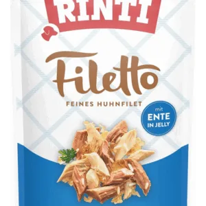 Comanda online RINTI Filetto in Jelly Chicken&Duck plic hrana in aspic pentru caini 100 g pui si rata