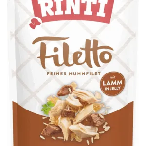 Comanda online RINTI Filetto in Jelly Chicken&Lamb hrana in aspic pentru caini 100 g pui si miel