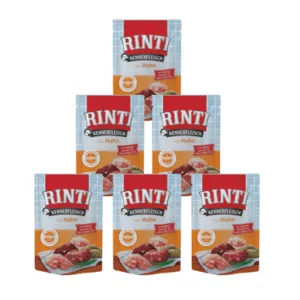 Comanda online RINTI Kennerfleisch Chicken plic hrana caini 400 g 5+1 GRATIS cu pui