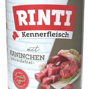 Comanda online RINTI Kennerfleisch Rabbit 800 g conserva hrana umeda caini