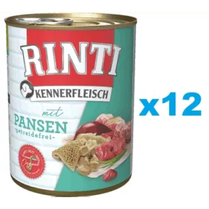 Comanda online RINTI Kennerfleisch Rumen conserve hrana caine 12x400 g rumen