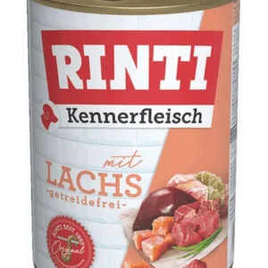 Comanda online RINTI Kennerfleisch Salmon conserva hrana caini 400 g cu somon