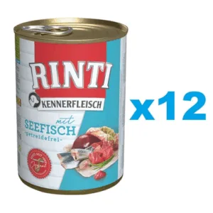 Comanda online RINTI Kennerfleisch Sea Fish conserve caini 12x400 g peste marin