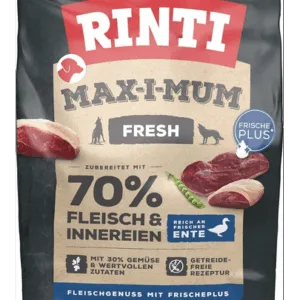 Comanda online RINTI MAX-I-MUM Duck hrana uscata pentru caini adulti