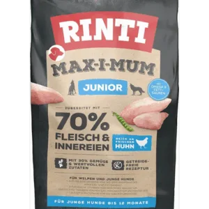 Comanda online RINTI MAX-I-MUM Junior Chicken hrana uscata caini juniori