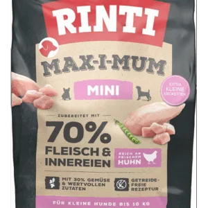 Comanda online RINTI MAX-I-MUM Mini Adult Chicken hrana uscata caini adulti de talie mica