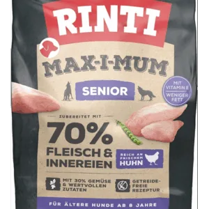 Comanda online RINTI MAX-I-MUM Senior Chicken hrana uscata pentru caini seniori