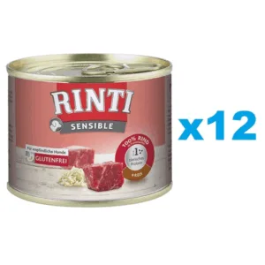 Comanda online RINTI Sensible 12x185 g hrana umeda caini adulti cu alergii alimentare