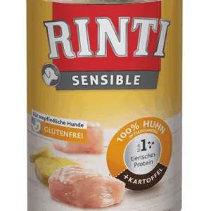 Comanda online RINTI Sensible hrana umeda pentru caini adulti cu alergii alimentare 400 gr