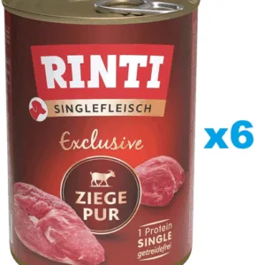 Comanda online RINTI Singlefleisch Exclusive Goat Pure 6x400 g carne de capra