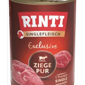 Comanda online RINTI Singlefleisch Exclusive Goat Pure hrana monoproteina pentru caini 400 g capra