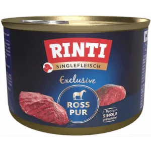 Comanda online RINTI Singlefleisch Exclusive Horse Pure conserva monoproteica pentru caini 185 g carne de cal