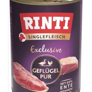 Comanda online RINTI Singlefleisch Exclusive Poultry Pure hrana monoproteina cu pasare 400 g pentru caini