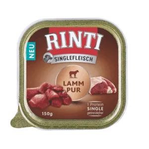 Comanda online RINTI Singlefleisch Lamb conserve cu miel 20x150g pentru caine