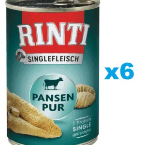 Comanda online RINTI Singlefleisch Rumen Pure hrana monoprotein 6x800 g rumen vita