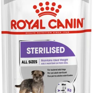 Comanda online ROYAL CANIN CCN Sterilised Loaf Plic hrană umedă pentru câini 85g
