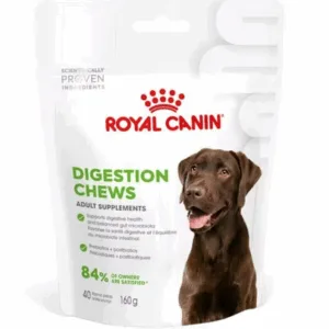 Comanda online ROYAL CANIN Digestion Adult Dog Supplements 160g recompense pentru digestie sanatoasa caini
