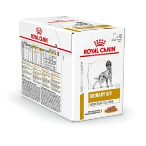 Comanda online ROYAL CANIN Dog Urinary S/O Moderate Calories 48 x 100 g hrana umeda dietetica cu continut scazut de calorii pentru caini adulti cu tulburari ale tractului urinar inferior