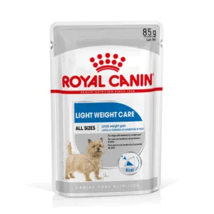 Comanda online ROYAL CANIN Light Weight Care pateu pentru câini adulți cu tendință de supraponderabilitate 48 x 85 g