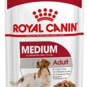 Comanda online ROYAL CANIN Plic hrană umedă pentru câini Medium Adult140g