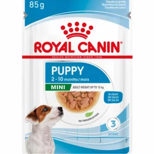 Comanda online ROYAL CANIN Plic hrană umedă pentru câini Mini Puppy