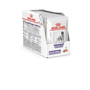 Comanda online ROYAL CANIN VHN Dog Mature Consult Loaf  hrana umeda pentru caini batrani de peste 8 ani 12x85g