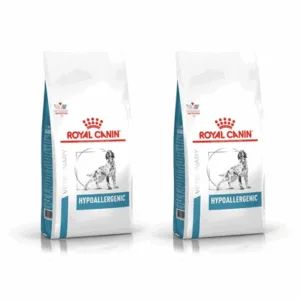 Comanda online ROYAL CANIN Veterinary Dog Hypoallergenic 2 x 14 kg hrana dietetica pentru caini adulti cu reactii alimentare adverse