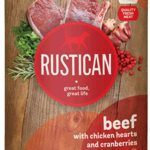 Comanda online RUSTICAN Vită şi Inimi de Pui cu Merişoare
