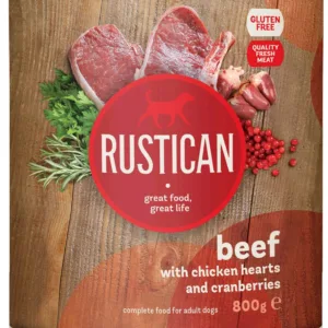 Comanda online RUSTICAN Vită şi Inimi de Pui cu Merişoare