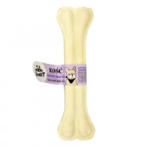 Comanda online Recompensa os clasic din piele de vita alb - 20 cm