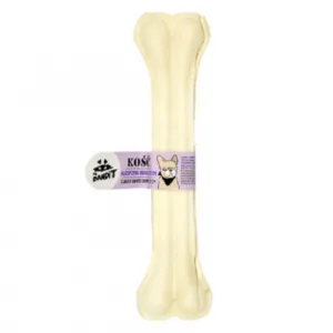 Comanda online Recompensa os clasic din piele de vita alb - 25 cm