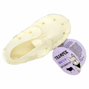 Comanda online Recompensa papuc din piele de vita alb (white sneakers) - 12 cm