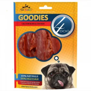 Comanda online Recompense 4DOG Goodies Duck Jerky Tenders 100g
