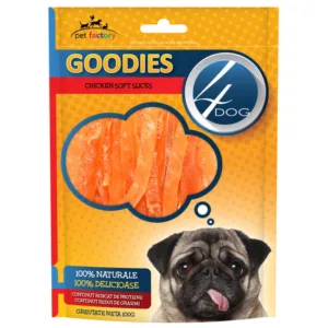 Comanda online Recompense 4DOG Goodies Soft Chicken Slices 100g
