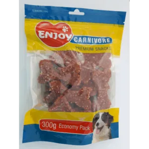 Comanda online Recompense pentru caini Enjoy Carnivore cu miel si orez 300 g