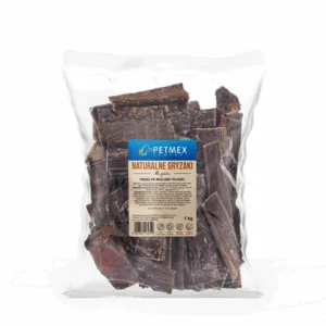 Comanda online Recompense pentru caini PETMEX Esofag de vita plat 1kg