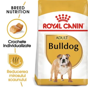 Comanda online Royal Canin Bulldog Adult hrana uscata caine