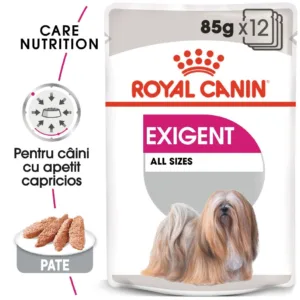 Comanda online Royal Canin Exigent Adult hrana umeda caine